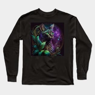 Bengal Cat Galactic Divine Long Sleeve T-Shirt